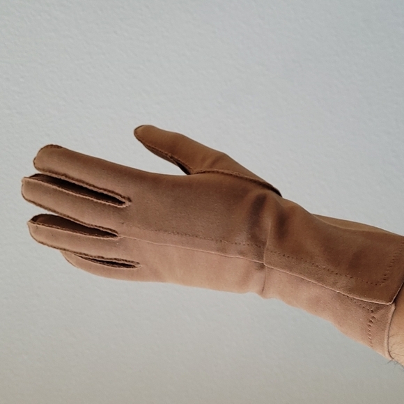 Vintage 1950s Cresendoe Leather Tailored Gloves - Picture 8 of 10